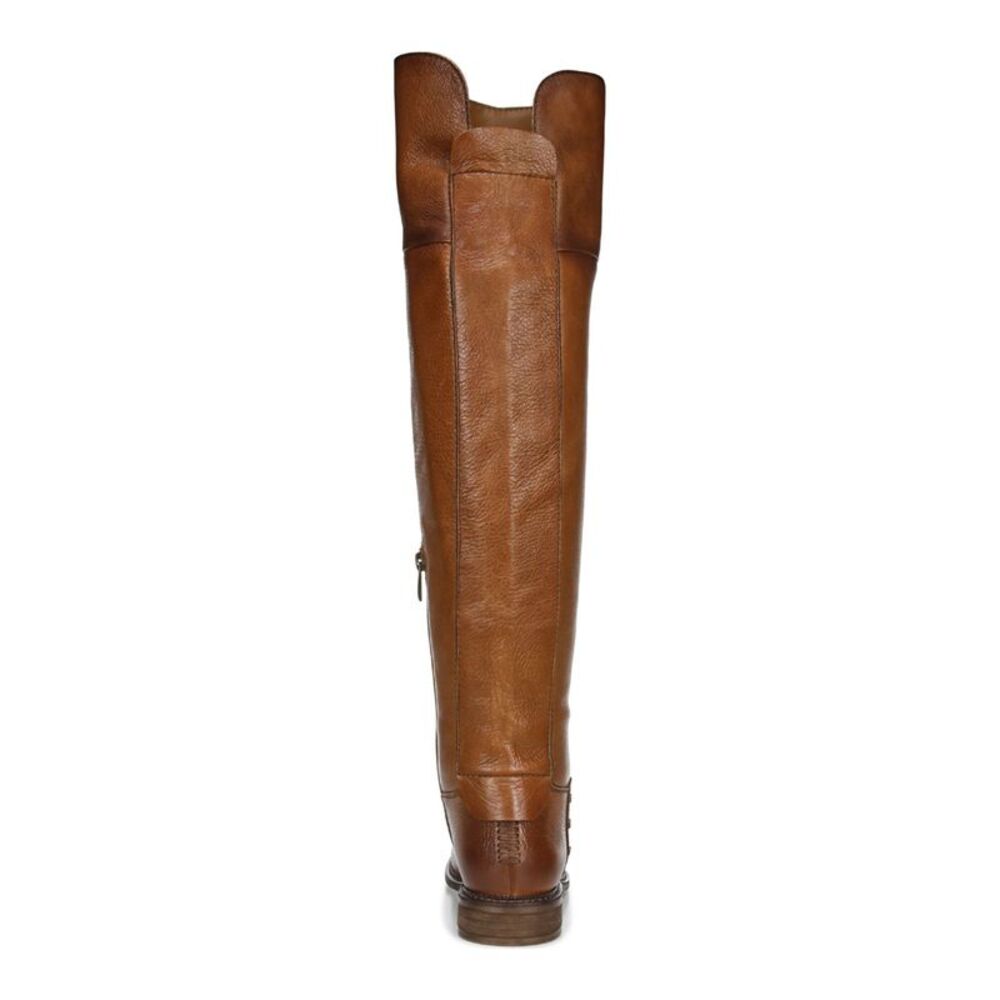 FRANCO SARTO Womens Brown Over The Knee Haleen Round Toe Leather Boots 5.5 M - Picture 2 of 4
